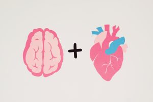 A brain and a heart together